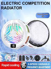 USB Powered Mini Phone Cooler, Compact Cooling Device For Android And IOS, Fashionable And Convenient Cooling Accessory With Clip And Magnetic Film - Multicolor - View 10