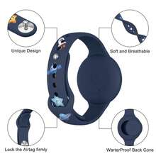 Children's Wristband Compatible With Apple AirTag, Hidden Silicone Protective Case For AirTag GPS Tracker, Adjustable Anti-Lost Watch Band For Boys And Girls - Multicolor - View 3