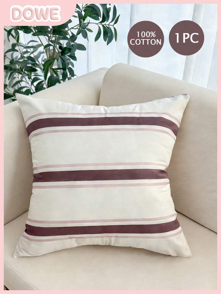 1 buah Sarung Bantal Dekoratif, Desain Resleting Tersembunyi, Cocok untuk Dekorasi Ruang Tamu, Ruang Makan, dan Kamar Tidur, Lembut dan Nyaman, Gaya Minimalis - MultiWarna - View 1