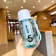 A High-Looking Tea-Separating Cup With A Straw, Portable And Large-Capacity Plastic Water Bottle - 綠色 - 查看 4