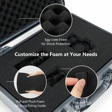 GOFLAME 22 Inch IP66 Rated Waterproof Hard Case With Customizable Foam Insert 56 X 44 X 22 Cm Hard-Shell Dry Box For Electronics Drones Cameras - View 6