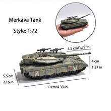 Bloques de construcción serie militar modelo juguetes creativos multiusos M1A2 leopardo 2A7  tanque de batalla principal para niño regalo de Navidad - Tanque Merkava - Ver 16