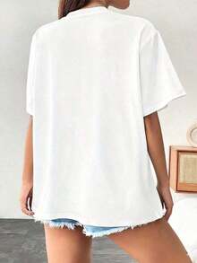 Ropa Casual de Verano para Mujer, Manga Corta, 2026VeranoTopsParaMujeres, LibresEnvío, años 90BúfaloSabresSudaderaVintageEstiloBúfaloHockeyCuello redondoRetroBúfaloHockeyCamisaRetroBúfaloHieloHockeySuéter-3StPattysDíaConjunto, PascuaConjunto de ropaMujeres, VeranoConjuntos de ropa, VacacionesConjuntos de ropaMujeres, VeranoConjuntos de ropaParaMujeres, PrimaveraConjuntos de ropaParaMujeres, VeranoTops, StPattysDíaConjunto, PascuaConjunto de ropaMujeres - Blanco - Ver 2