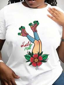 Camiseta de Patinaje sobre Ruedas, Top Corto de Patinador, Regalo de Roller Derby, Amantes del Roller Derby, Regalo de Roller Derby, Cumpleaños de Patinaje, Patinaje sobre Ruedas - Blanco - Ver 6