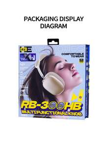 REMAX RB-300HB 頭戴式藍牙5.4耳機 持久續航高保真音質 輕盈舒適耳罩 主動降噪清晰通話 白沙銀 - 白沙銀 - 查看 5