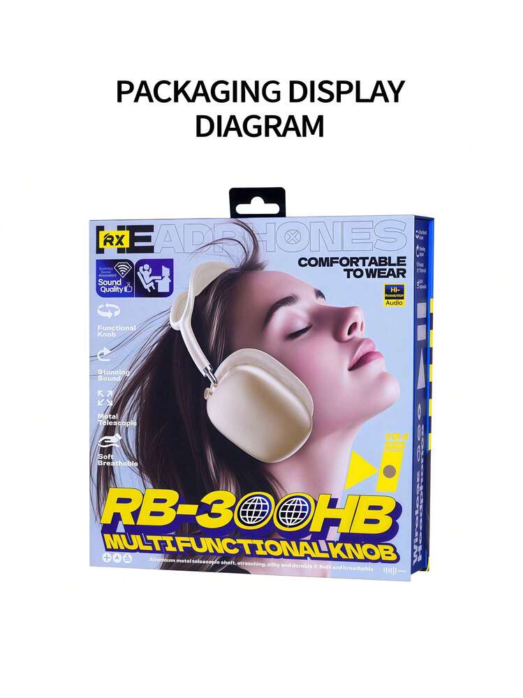 すぐに売れてしまうので早いもの勝ちです！ MAX❗️ REMAX RB-300H REMAX RB-300HB オーバーイヤー Bluetooth 5.4 ヘッドホン：長時間