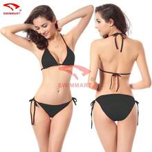Swimsuit Bikini Sexy Candy Color Classic Women's Swimwear - Royal Blue - View 12