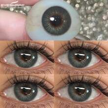 Eyeshare 1 Pair Color For Eyes Gray Eyes Blue Eye Lens Brown Contacts Yearly Cosmetic Green Lenses - Blue - View 1