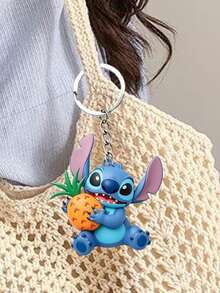Móc khóa hình siêu anh hùng hoạt hình Disney Stitch 2D, kết hợp hài hước giữa sinh vật ngoài hành tinh biểu tượng với khiên của 's, búa của Thor và áo choàng đen. Được làm từ nhựa resin bền với vòng móc khóa và dây xích kim loại chắc chắn, phụ kiện độc đáo này mang lại nét vui nhộn, hoài niệm cho chìa khóa, túi xách hoặc ba lô, hoàn hảo cho cả người hâm mộ Disney và Marvel. - Nhiều kiểu dáng - Xem 8