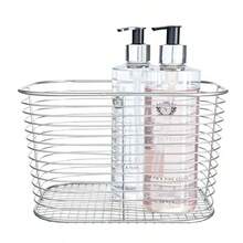 iDesign Vienna Vanity Cosmetics and Makeup Storage baño encimera y Escritorio Juego de 4 Cesta Grande 4 Unidades - Esportón - Ver 6