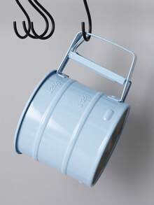1pc 430 Stainless Steel Flour Sifter, Baking Powder Sugar Sifter Tool, Spray Painted Anti-Rust, Multi-Color High-Quality Design, Fine Mesh One-Click Press, Easy To Clean And Store With Hook, Essential For Home Baking Cake Flour Sifting, Suitable For Beginners, Sifts Powdered Sugar, Cocoa Powder, Matcha Powder, Optimized Packaging - View 9