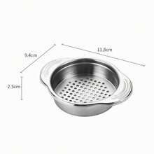 1pc Stainless Steel Tank Drainer, Ear Can Residue Filter, Kitchen Tool - View 3