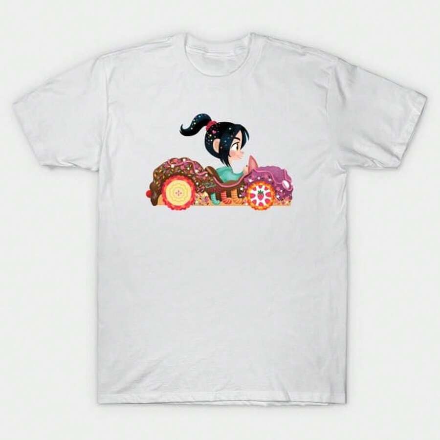 S1UGAr Rush220G T-Shirt. Essential Unisex Cotton T-Shirt, 220g Of Unique Softness. Designed To Fit All People, Men And Women Alike. Durable, High-Quality Fabric, Ready For Any Cut, Delicate To The Touch But Built To Withstand. Lightweight Women's Tops, Autumn Outfits, Vacation Wear, New Year's Costumes For Her. - 白色 - 查看 1