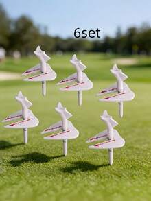1/2/6 Sets Upgraded Long Distance Golf Ball Launcher - Unique Golf Ball Flight Trajectory Design - 10 Degree Tilt Design Helps Find Optimal Flight Angle. Golf Accessories, Gift For Golfers, Birthday Gift. - Multicolor - View 8