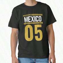 Extra Large T-Shirt For Fans Of The Mexican Soccer Team 2018 - Black 2 - View 5