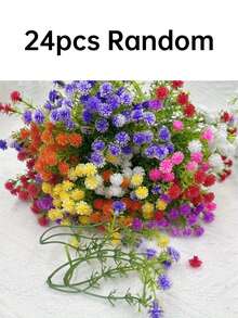 Bó hoa baby's breath nhân tạo 24/48 bông không cuống, hoàn hảo cho trang trí tiệc cưới, trang trí mô hình nhà thu nhỏ, chất lượng cao, hoa baby's breath bằng nhựa sống động như thật, tự làm trang trí nhà cho đám cưới/lễ đính hôn/Ngày Valentine và mùa hè, phù hợp cho mọi mùa | Bó hoa phong phú | Bền lâu, trang trí tiệc cưới (Giáng sinh, Ngày của Mẹ, Ngày Valentine) - Hoa baby's breath mini - Xem 14
