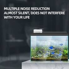 Quiet Aquarium Air Pump, Adjustable Air Flow Dual-Output Air Compressor, Fish Tank Oxygenator Pump, 220V-240V, 3.5W/8W - EU C Type Plug(220-240V) - View 8