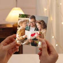Personalized Photo Stand, Acrylic Glass Photo Stand, Customized Acrylic Photo Stand, Wedding, Valentine's Day, Birthday, Christmas Gift, Family Anniversary Souvenir, Graduation Souvenir - Multicolor - View 6