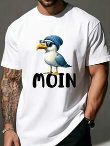 Camiseta de Hombre Talla Grande con Frases Alemanas Divertidas, Talla Grande - Blanco - Ver 8