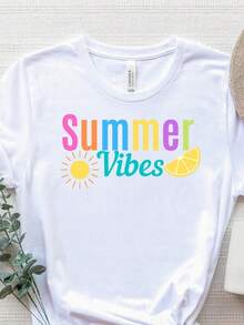 playeras de hombre camisas para hombre playera de hombre camisas de hombre ropa de hombreSummer Vibes Shirt, Summer Vibes T-Shirt, Summer Tee, Sunshine Shirt, Sun T-Shirt, Beach Shirt, Vacation Shirt, Holiday Shirt, Travel Tee camisa de hombre playeras playeras para hombre sudadera para hombre conjuntos de hombre y2k - Blanco - Ver 1