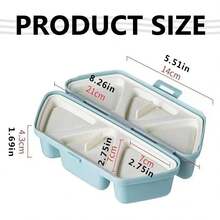 6-In-1 Onigiri Mold Set, Triangle Sushi Rice Ball Maker, PP Non-Stick Mold For Bento And Picnics, Portable (Blue) - View 7