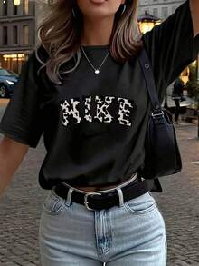 Women T-Shirts - Black - View 6