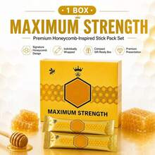 Premium Maximum Strength Honeycomb-Inspired Stick Pack Set, Individually Wrapped, Premium Presentation, 1 Box - 1 Item - View 1