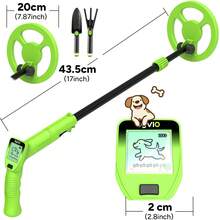 Metal Detector, Metal Detector, Adjustable Gold Finder 27.5"-37.8", Fun Treasure Hunting Toy, Search For Buried Treasures.Perfect Christmas Gift For Boys Or Girl,Super Easy To Operate, Lightweight, Great Christmas Gift Choice - 綠色 - 查看 1