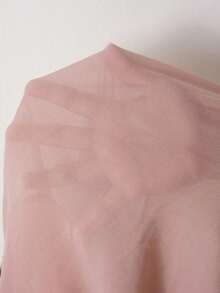 Vestido verde de longitud media para mujeres con dobladillo de volantes - Rosa vieja - Ver 7