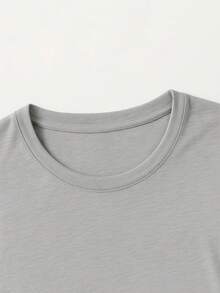 Heart-Shaped T-Shirt, Valentine's Day Gift, Cute Valentine's Day Design, Self-Affirmation T-Shirt, Gift For Girlfriend. - 灰色 - 查看 5