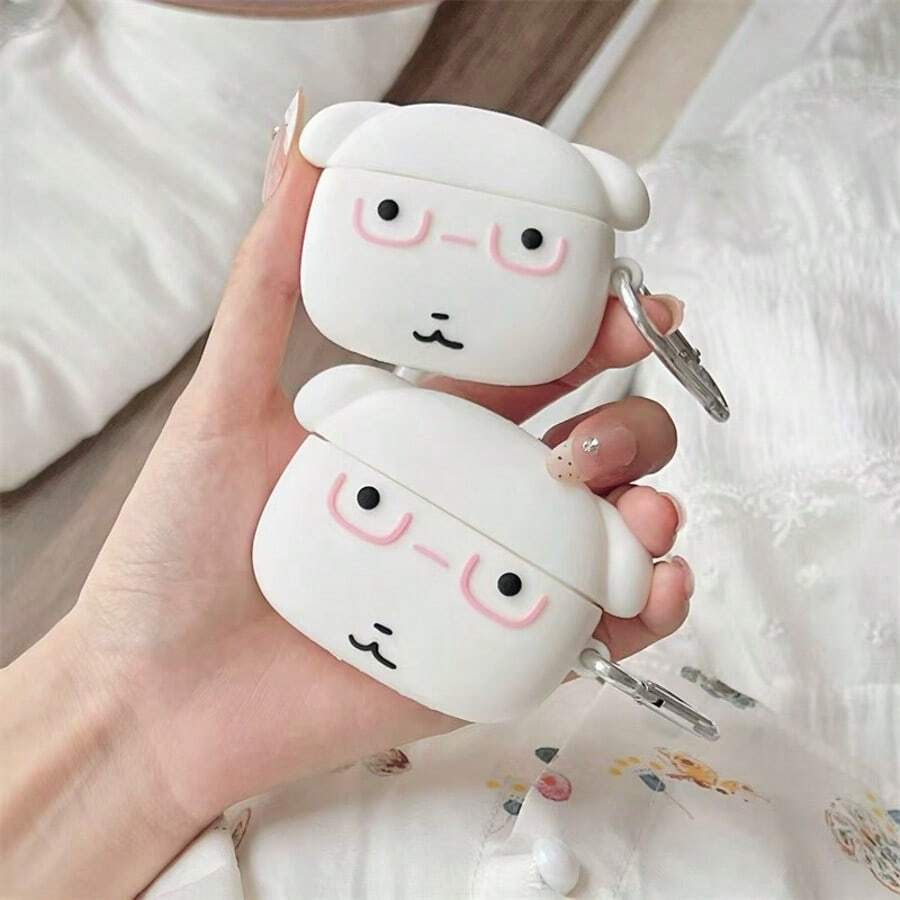 卡通3D眼镜哈巴狗耳机盒 - 彩色 - 查看 1