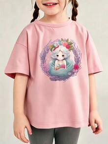 Young Girls T-Shirts - 粉色 - 查看 6