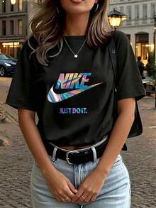 Women T-Shirts - Black - View 4