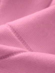 GRDR Men's Summer Knit Polo Shirt, Solid Color Short Sleeve Knit Collar, Suitable For Summer Outings, Essential For Fashionable Outfit - Pink - View 4