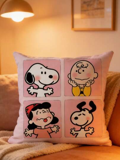  Gối tựa Snoopy cho phòng khách, ghế sofa - Gối tựa in hình dễ thương để trang trí nhà cửa.