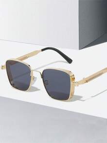 1 chiếc kính gọng lớn phong cách retro thường ngày, kính mắt thời trang cổ điển dành cho nam giới, phù hợp để đeo hàng ngày, đi làm, du lịch ngoài trời và nghỉ mát. - Nhiều màu - Xem 5