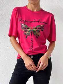 Animal Casual Polyester Sporty Office Home - 紫紅色 - 查看 3