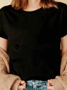 Women T-Shirts - Black - View 3
