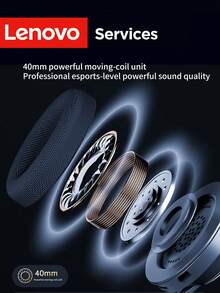 Lenovo 联想E10无线游戏耳机，支持蓝牙5.4、2.4G和Type-C三模连接，RGB低延迟，带ENC降噪麦克风，适用于PC、笔记本电脑、PS5和手机。 - 查看 5