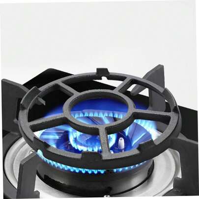 Cast Iron Wok Ring For Gas Stove, Universal Non-Slip Wok Support Stand For 4 & 5 Claw Burner Grates, Moka Pot Reducer & Small Pot Grate Stand Replacement Accessories, Black