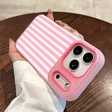 Funda para Teléfono - Funda para Teléfono Compatible con  17 15 15 Plus 15 Pro 16 16 Plus 16 Pro 16e 16 Pro 17 Pro 17 Air 17 ProMax 14, Antigolpes, Tacto Suave, Multicolor, Magnética, Regalo de Cumpleaños, Patrón de Rayas Rosadas.Adecuado para varios modelos de  17, 16, 15, 14, 13, 12, 11, Plus, Air, Pro Max - Gris - Ver 6