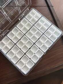 48-Grid New Nail Art Accessories Storage Box, Made Of High-Quality Transparent Acrylic, Designed For Storing Nail Art Rhinestones And Other Accessories - Multicolor - View 3