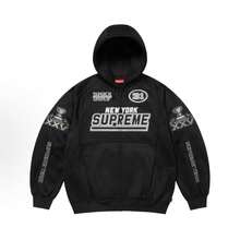 Supreme FW25 Football Zip Up Hooded Sweatshirt | Premium Heavyweight Fleece | Signature Football Graphic | Athletic-Inspired Streetwear | Elevated Zip Hoodie Essential - 黑色 - 查看 1