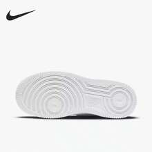 Nike 儿童帆布鞋，LE系列，简约百搭，防滑减震，耐穿低帮滑板鞋 - 白色 - 查看 5