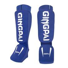 GINGPAI Muay Thai Leg Guards With Foot Protection, Suitable For Teenagers And Adults, Kickboxing, MMA, Karate Leg Sleeves, Non-Slip Knitted Leg Pads For Men And Women - Multicolor - View 15