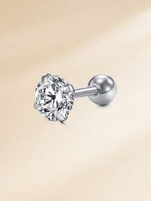 CIZME Earrings Studs Stainless Steel Studs For Ears, 3-5mm Cubic Zirconia, Stylish Jewelry For Women Men - Silver Gold Ear Piercing Jewelry - Ball Type - View 3