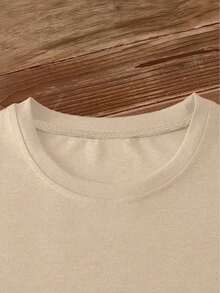 Camiseta Casual de Manga Corta con Estampado de Cebra para Mujer, Ideal para Vacaciones de VeranoImprimirManga cortaVintageCuello RedondoCamisetaConGafas de solYChicleSoplando,FrescoBosqueEstiloSueltoSuperior,2026Primavera/VeranoEleganteFiestaModaVersátilCommutadorMujeresRopa-VintageCalleEstiloUnisexoSueltoAlgodónCortoMangaTripulaciónCuelloCamiseta - Albaricoque - Ver 3