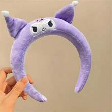 Sanrio 1/Piece Kuromi/Cinnamon Roll/Melody/Pudding Dog Anime Headband - Non Slip Soft Plush Headband, Suitable For Cute Japanese Party Accessories For Women, Suitable For Valentine's Day, Wedding, Travel Accessories, Birthday Gifts, Homecoming Season - Multicolor - View 12
