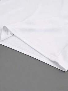 Soft, Breathable, And Lightweight For All-Day Comfort. This Plus-Size Casual T-Shirt Is Stylish For Spring/Summer, Featuring A Crew Neck, 100% Cotton, And A Letter Print. It's Soft And Comfortable To Wear. The Classic Crew Neck And Relaxed Fit Flatter All Body Types And Are Easy To Pair With Jeans, Shorts, And Leggings. - 白色 - 查看 5