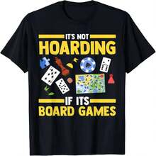 Camisetas geniales de juegos de mesa para hombre y mujer, camisetas con dise?os para aficionados a los juegos, camisetas para mujer, ropa urbana, camisetas de tallas grandes. - Negro - Ver 2